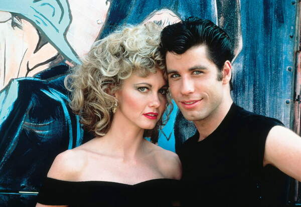 Canvas print Olivia Newton-John And John Travolta | Fine Art