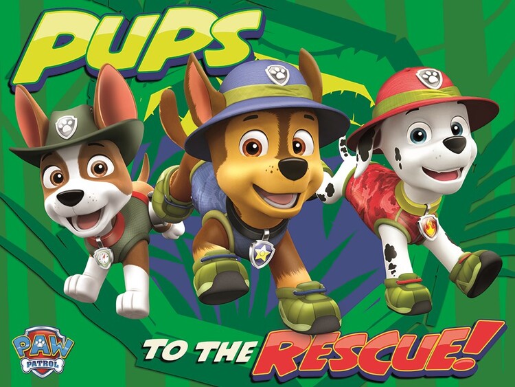 Canvas Print Paw Patrol - Pups To The Rescue