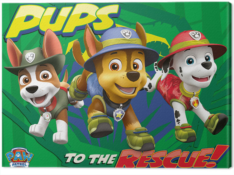 Canvas Print Paw Patrol - Pups To The Rescue