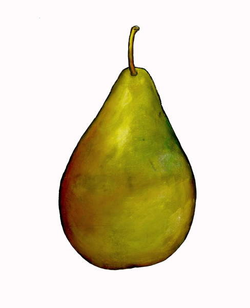 Canvas Print pear