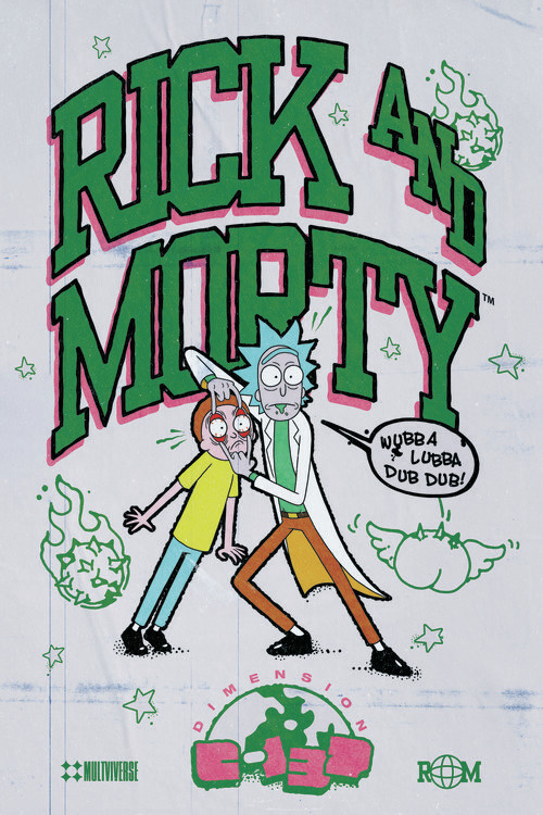 The art of RICK top and MORTY