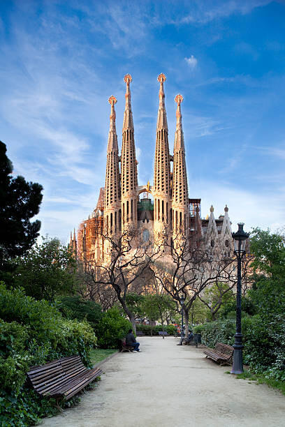 Canvas Print Sagrada Familia Cathedral by Gaudi