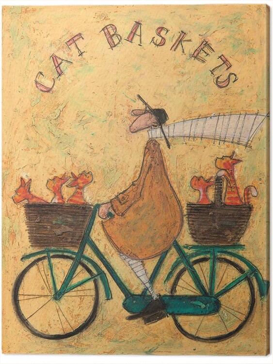 Canvas Print Sam Toft - Cat Baskets
