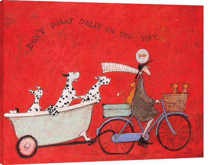 Sam Toft - Don't Dilly Dally on the Way Canvas Print