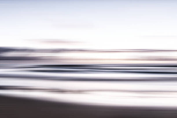 Canvas Print Soft motion blur of the sunrise