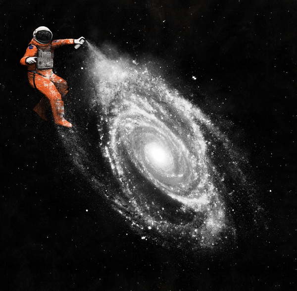 Canvas Print Space Art