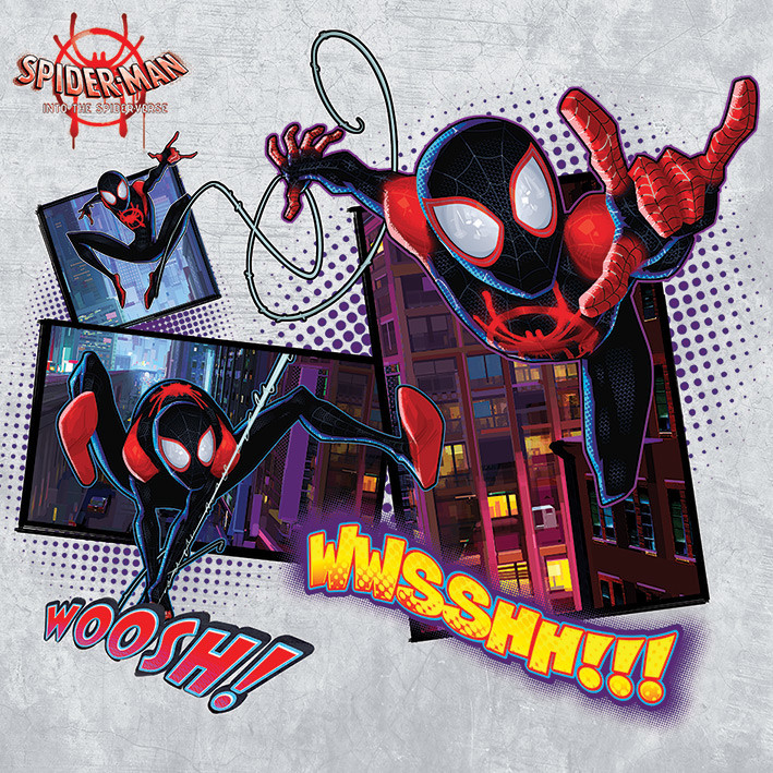 Canvas Print Spider-Man: Into The Spider-Verse - Comic