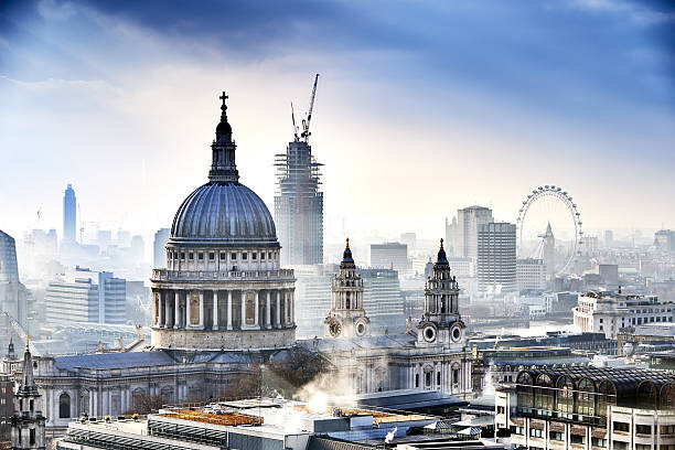 Canvas Print St Paul's Cathedral and London