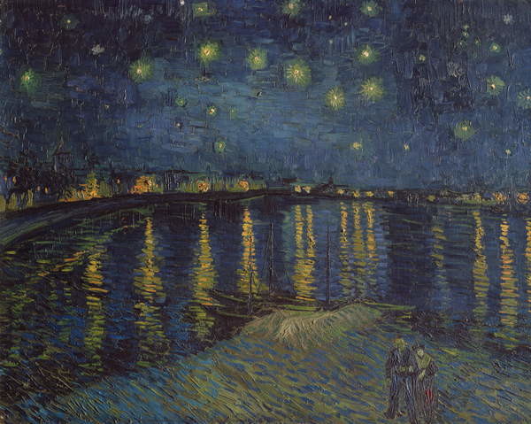 Canvas Print Starry Night over the Rhone, 1888