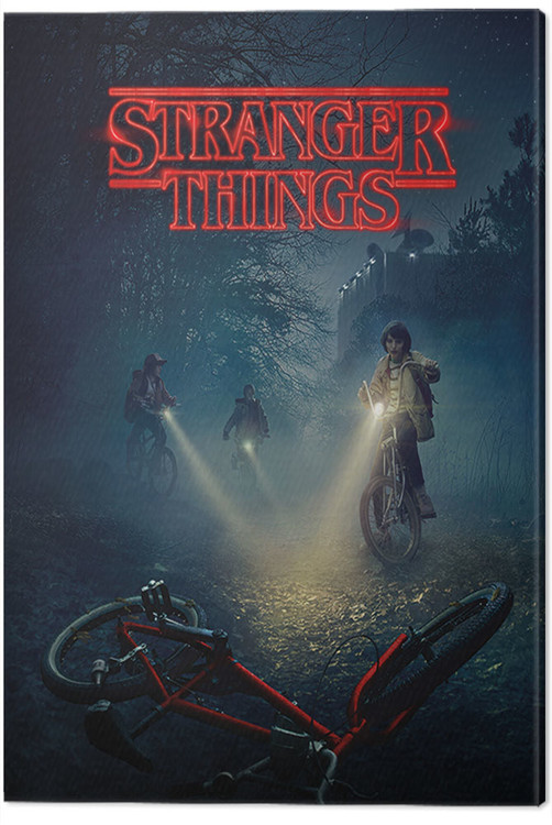 Canvas Print Stranger Things - Bike