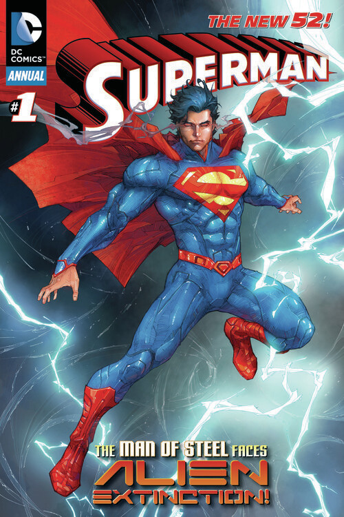 Canvas Print Superman Core - Alien Extinction