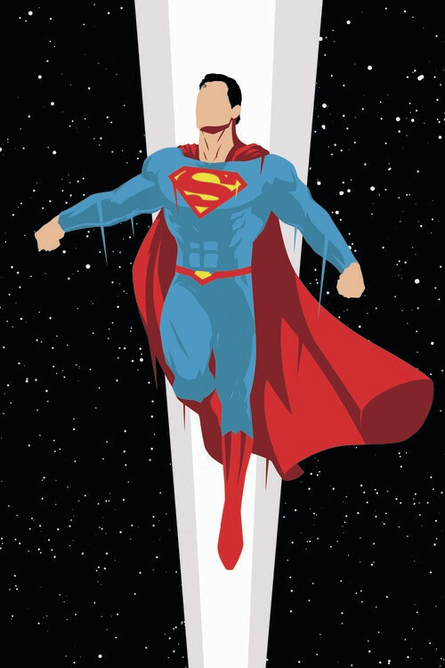 Canvas Print Superman - Super Charge
