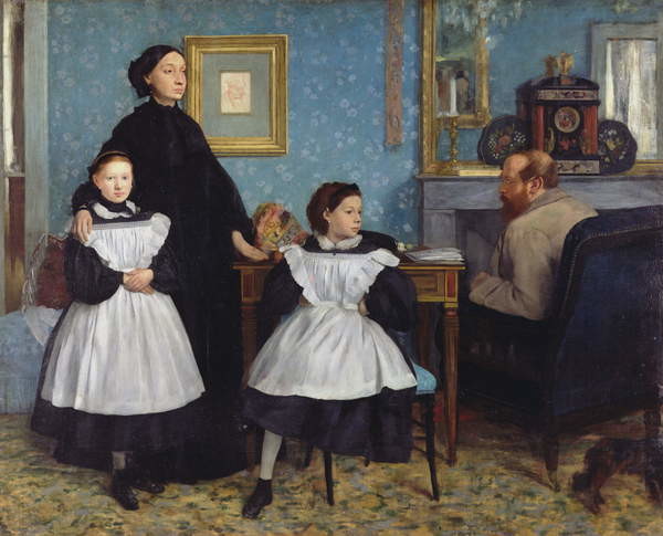 Canvas Print The Bellelli Family, 1858-67