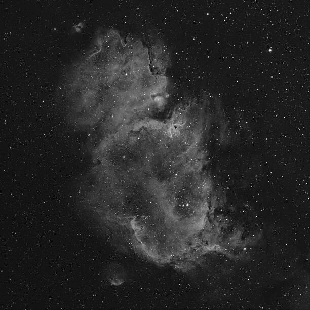 Canvas Print The Soul Nebula IC 1848