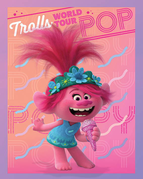 Canvas Print Trolls World Tour - Poppy