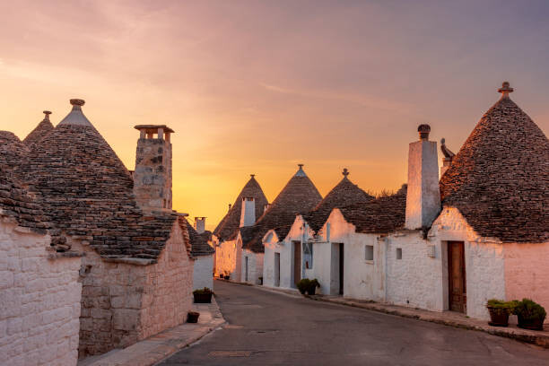 Canvas Print Trulli di Alberobello, Italy
