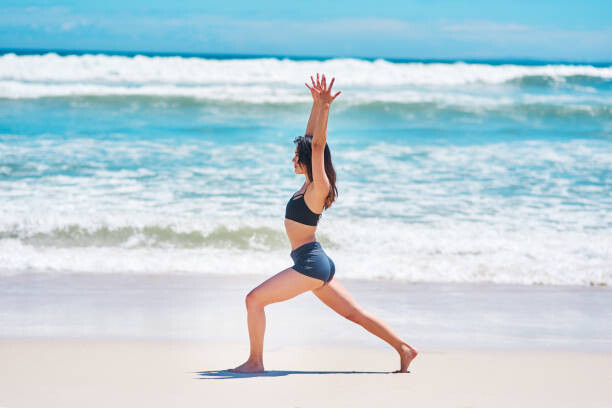 Canvas Print Try yoga for a more calm state of being