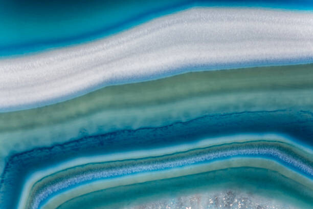 Canvas Print Wallpaper - Texture - Blue Agate