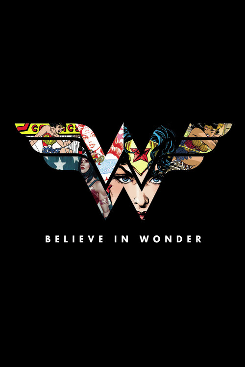 Canvas Print Wonder Woman - Believe in Wonder
