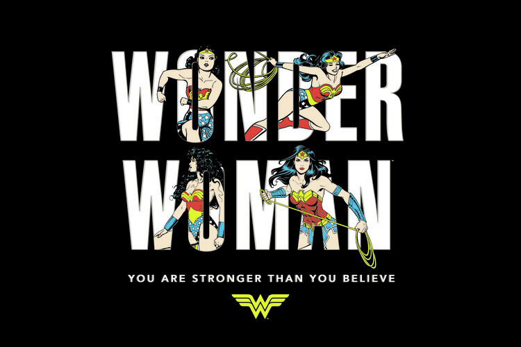 Wall Art Print Wonder Woman - Believe in Wonder