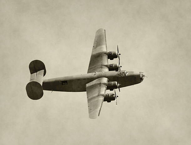 Canvas Print World War II era bomber