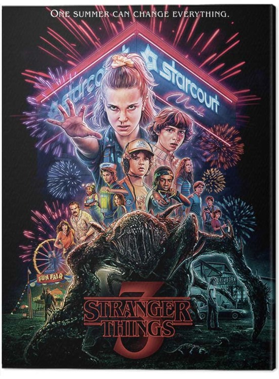 Canvas Print Stranger Things Summer of 85, Sold at UKposters.eu