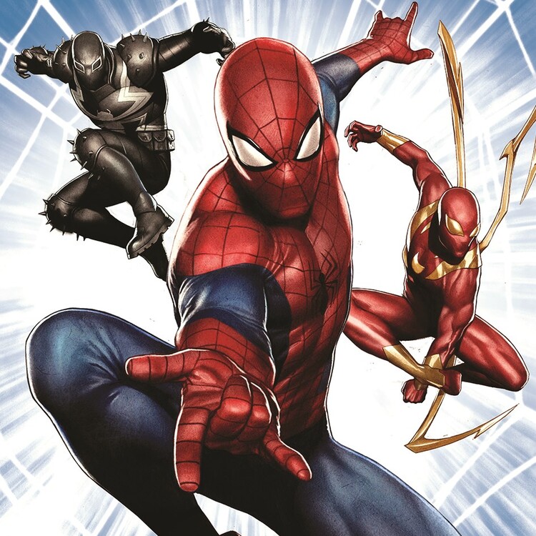 Spider-Man - Trio Canvas-taulu, Kuva | Seinäkoristeet | Europosters