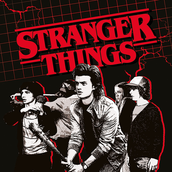 Stranger Things - Action Ready Canvas-taulu