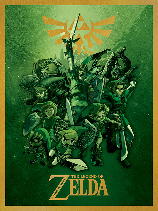 The Legend Of Zelda - Link Fighting Canvas-taulu
