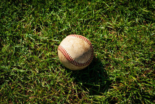 Canvas-taulu Baseball on grass field