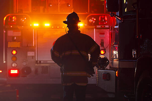 Canvas-taulu Firefighter