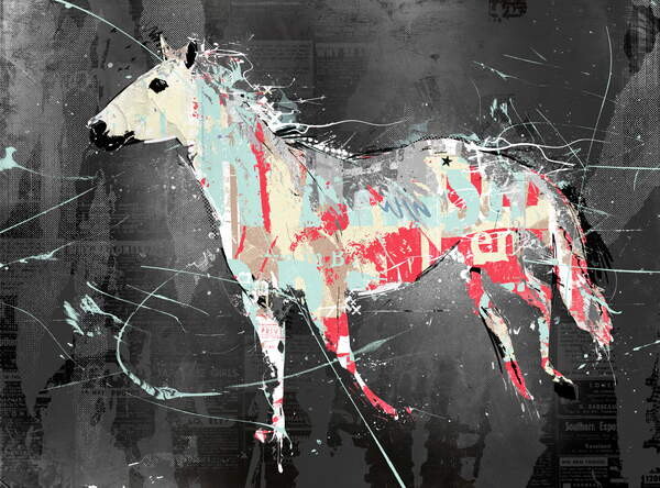 Canvas-taulu On the Run, 2016