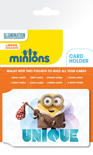 Card holder Minions - Unique | Tips for original gifts