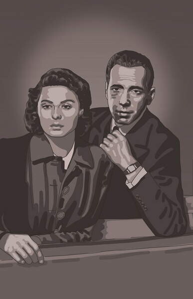 Naljepnica Casablanca