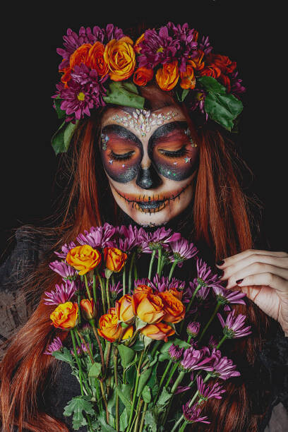 Αυτοκόλλητο Catrina make up halloween