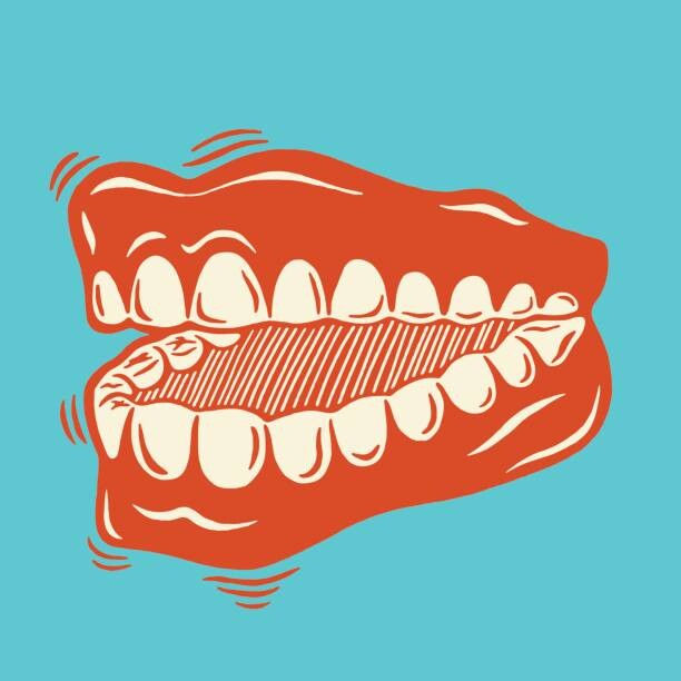 Sticker Chattering Teeth