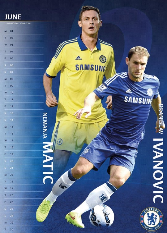 Chelsea Fc Wall Calendars Large Selection