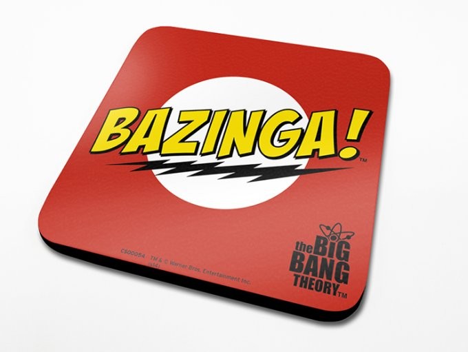 Quote Coaster Bazinga! Big Bang Theory Inspired Funny