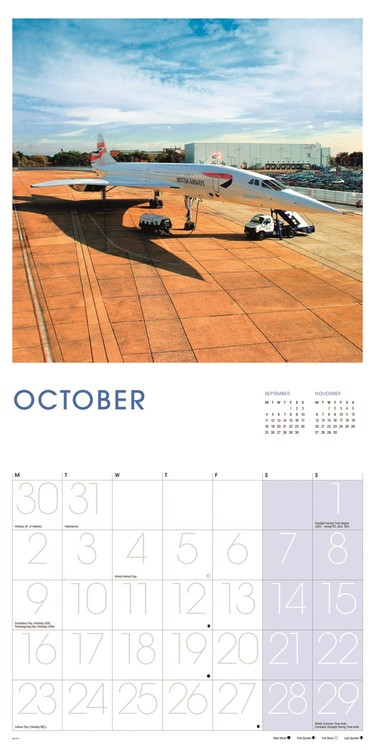 Calendar 2021 Concorde