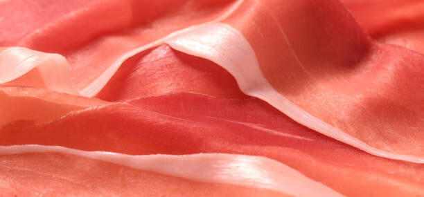 Autocolante cured ham macro