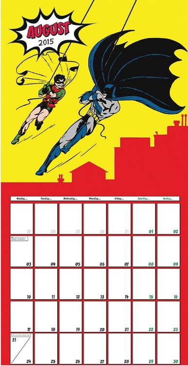 Calendar 2021 DC Comics