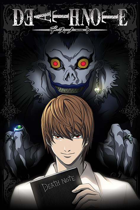 Poster print with frame Death Note - From The Shadows