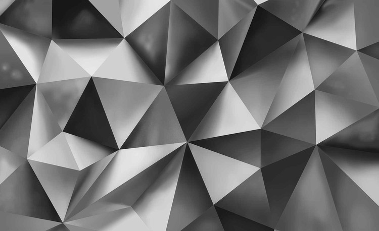 Papel de parede Abstract Art Grey
