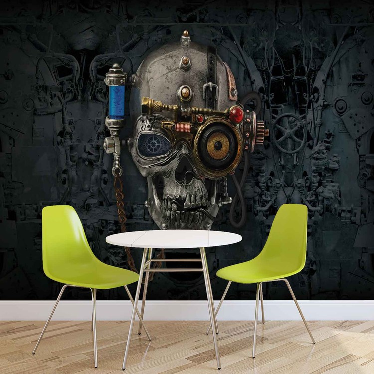 Papel de parede Alchemy  Art Necronaut Skull