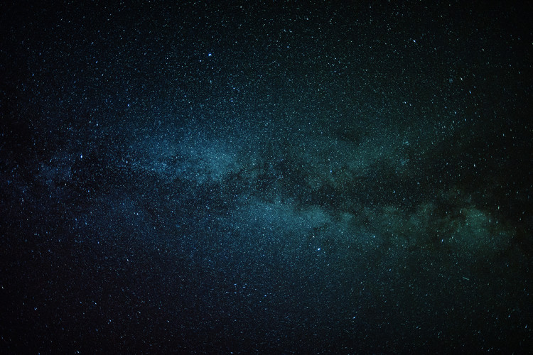Papel de parede Astrophotography of blue Milky Way II