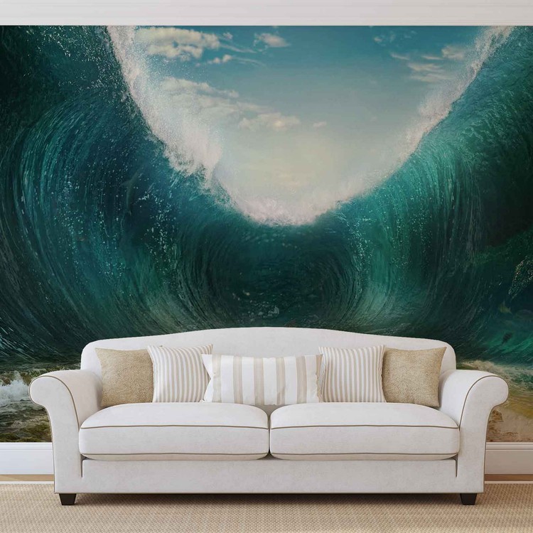 Papel de parede Beach Waves Sea