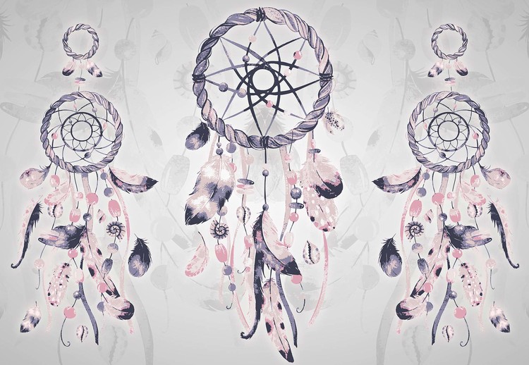 Papel de parede Boho-Chic Dreamcatchers
