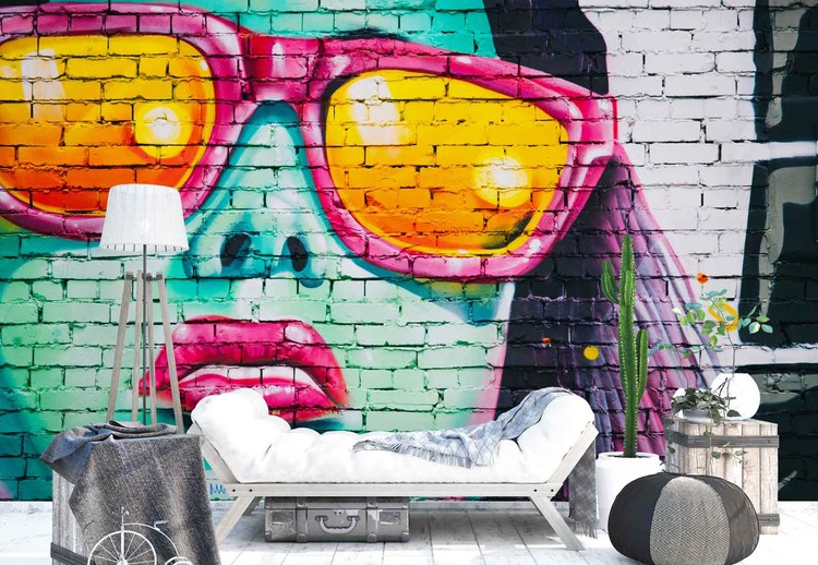 Papel de parede Bright Bricks