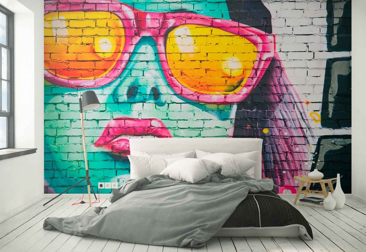 Papel de parede Bright Bricks