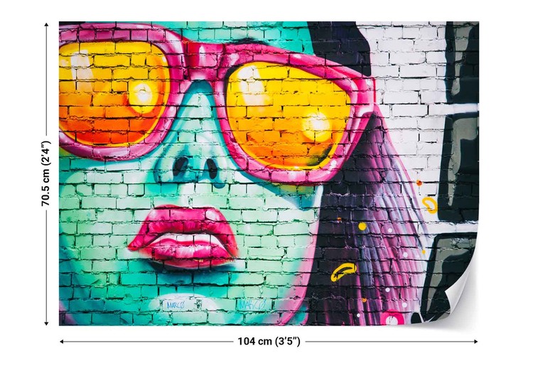 Papel de parede Bright Bricks